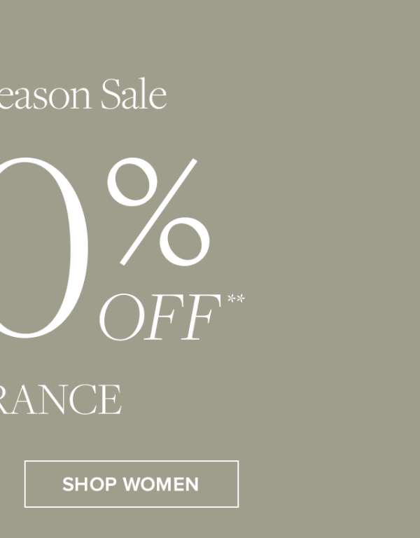 End of season sale! Shop up to 60% Off women's clearance