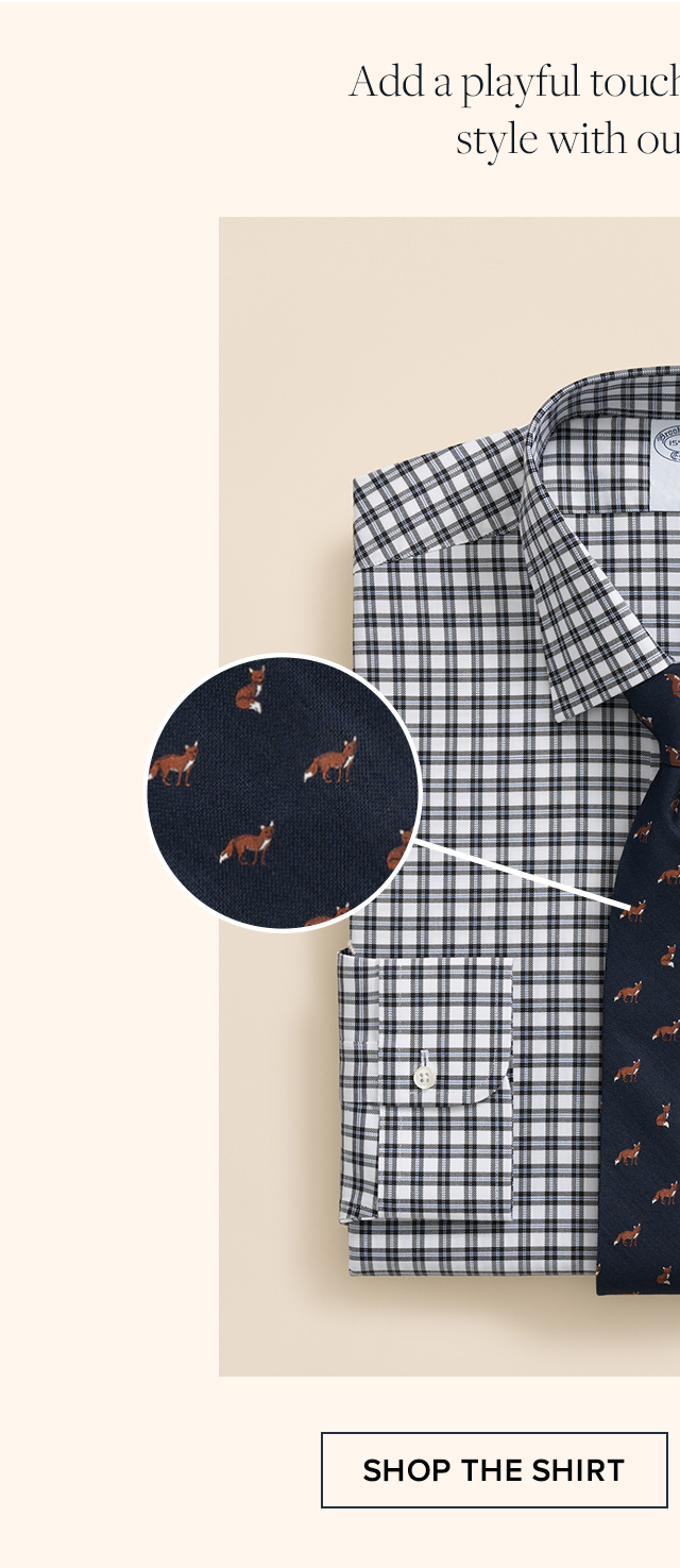 Shop the Non-Iron Twill Ainley Collar Check, Dress Shirt