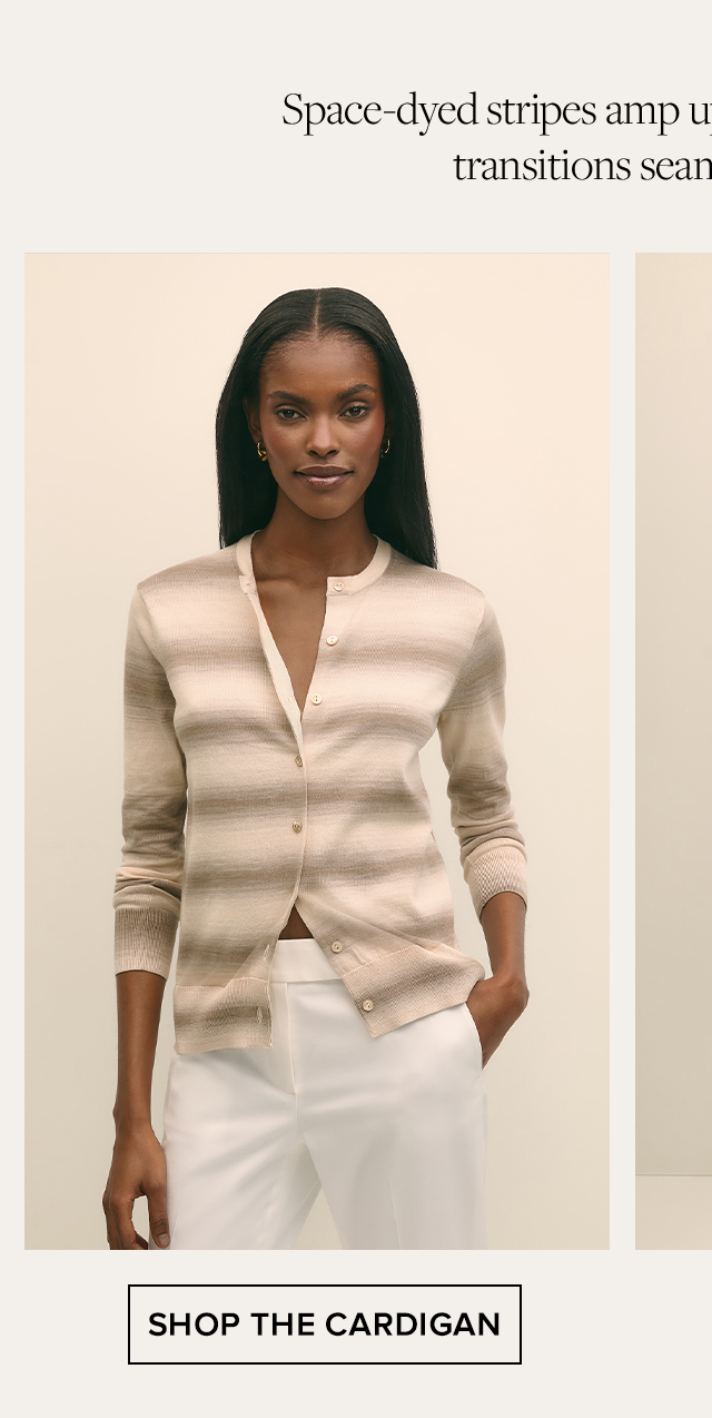 Shop the Egyptian Cotton Space-Dyed Cardigan