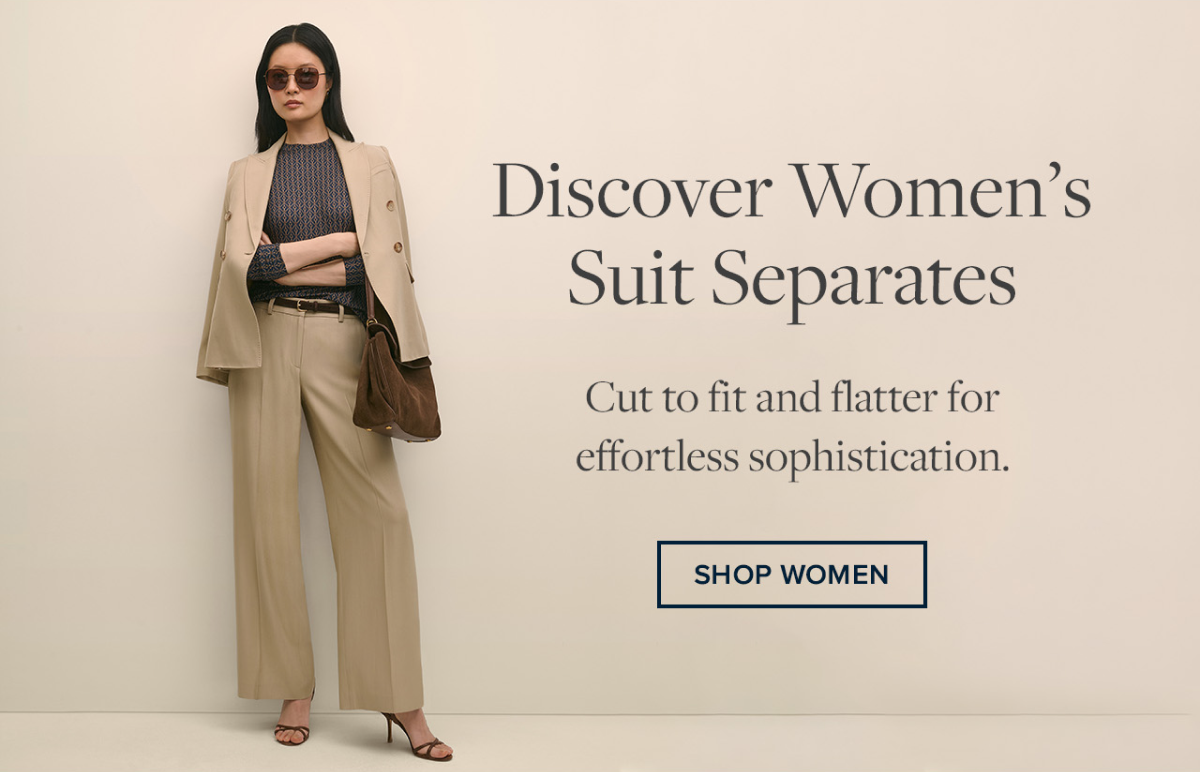 Discover women's suit separates here