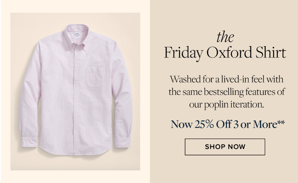 Shop the Friday oxford shirt