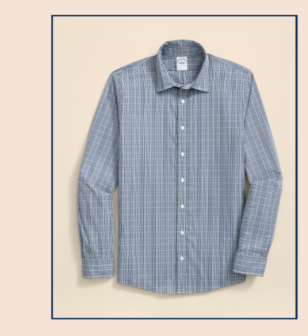 Shop Performance Series Stretch Spread Collar, Glen Plaid Sport Shirt