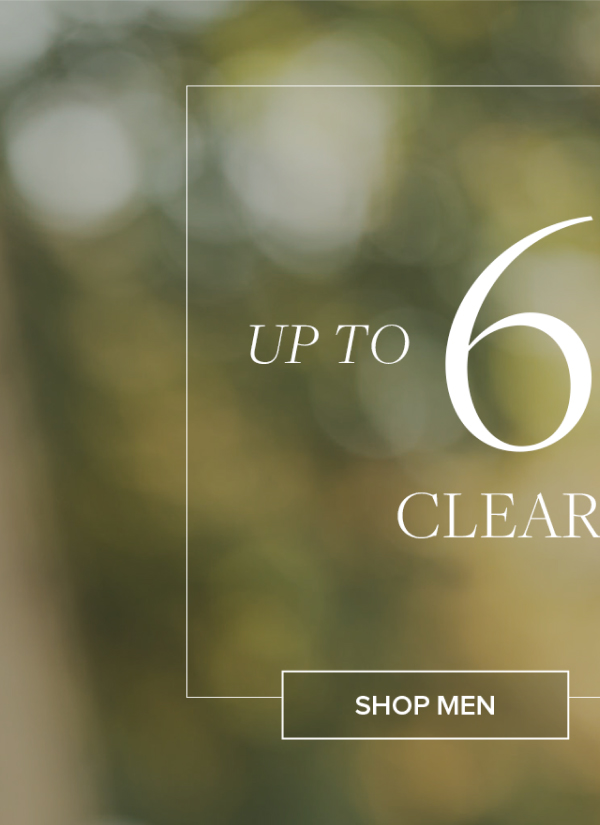 Shop up to 60% off men's clearance