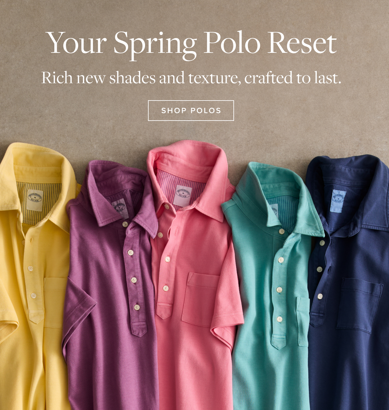 Your Spring Polo Reset Shop Polos