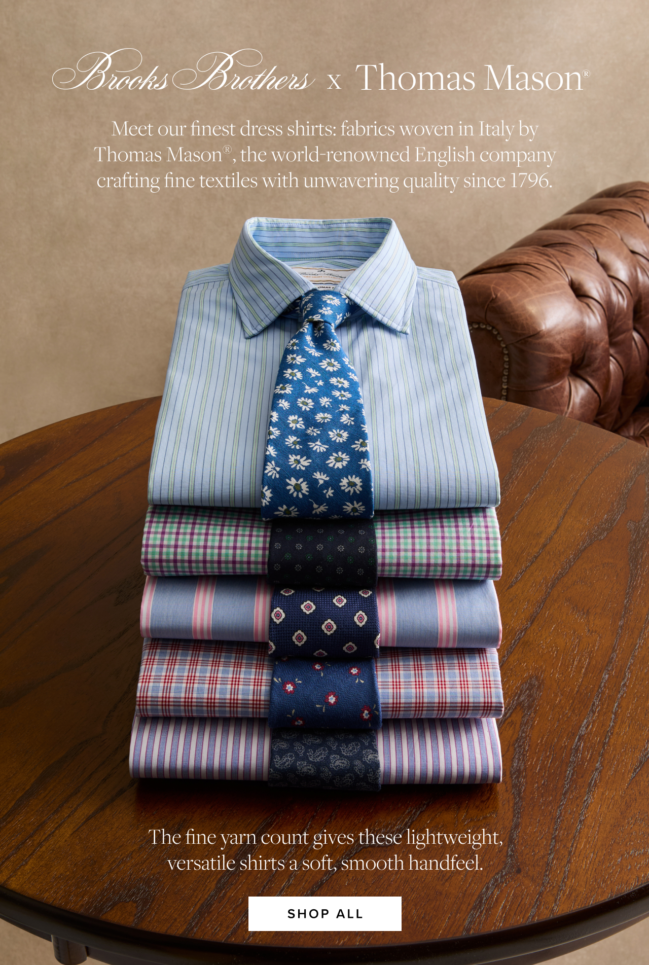 Brooks Brothers x Thomas Mason Shop All