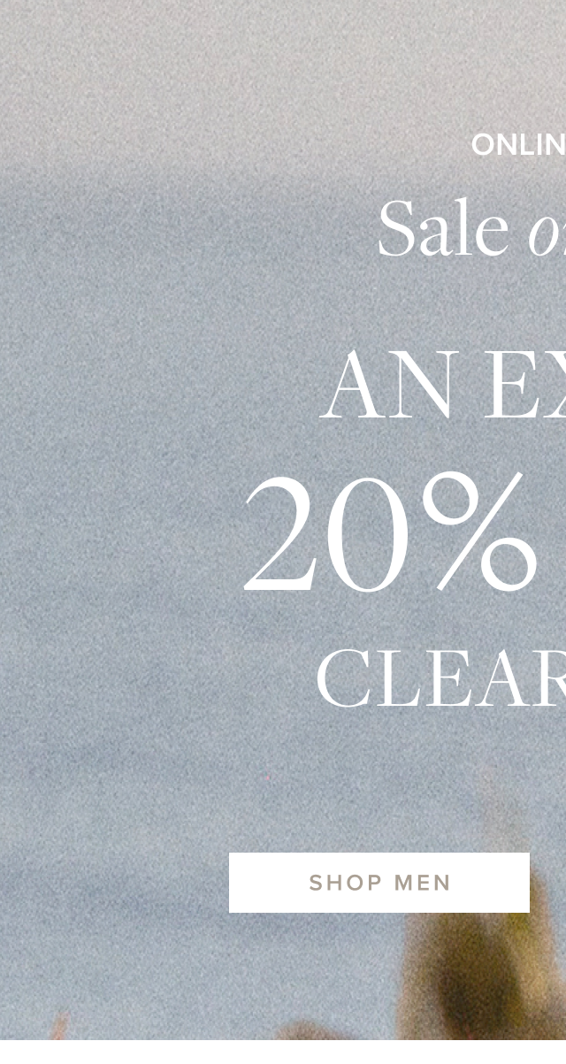 Online Only Sale on Sale An Extra 20% Off Clearance Shop Men