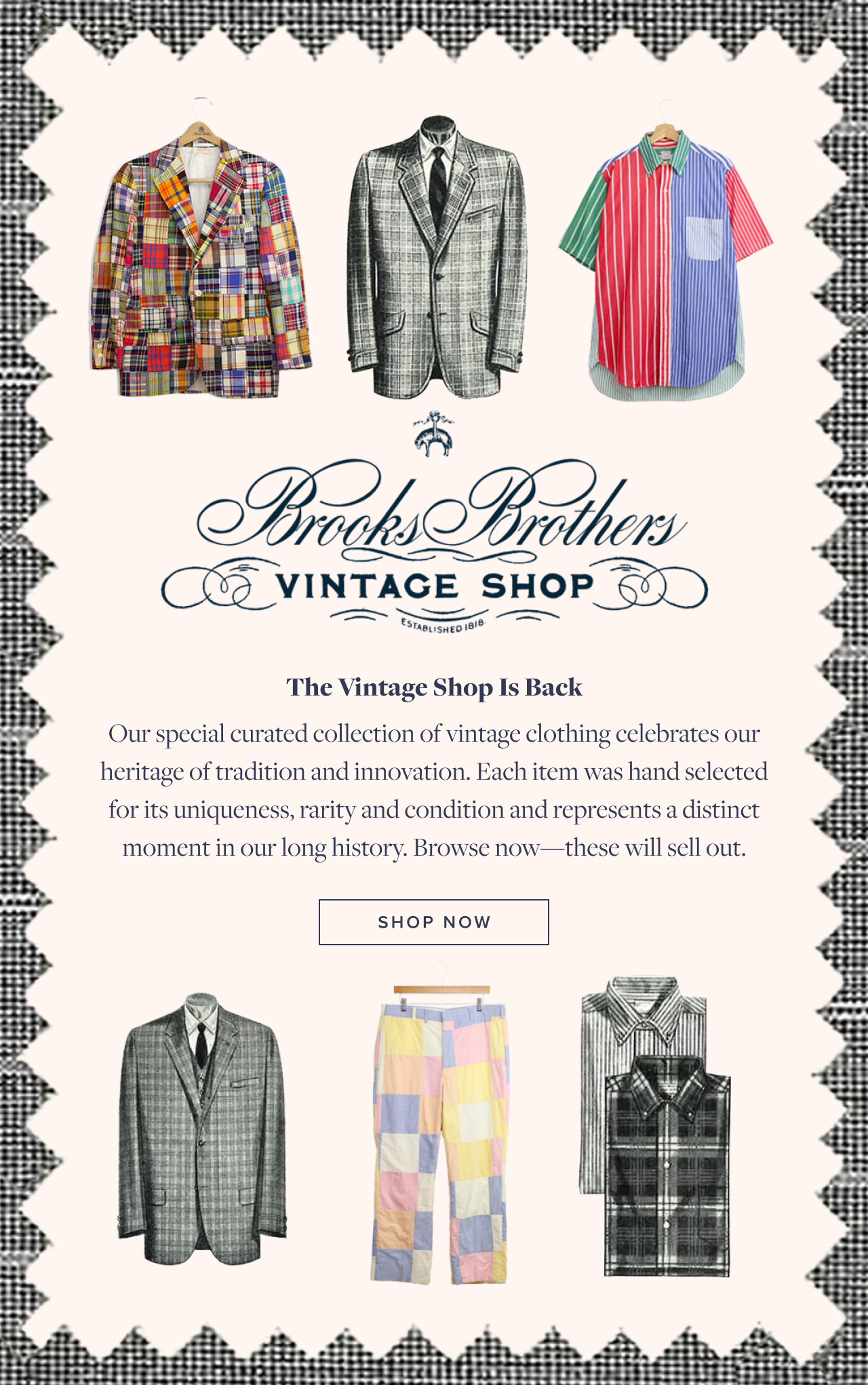 The Brooks Brothers Vintage Shop Shop Now