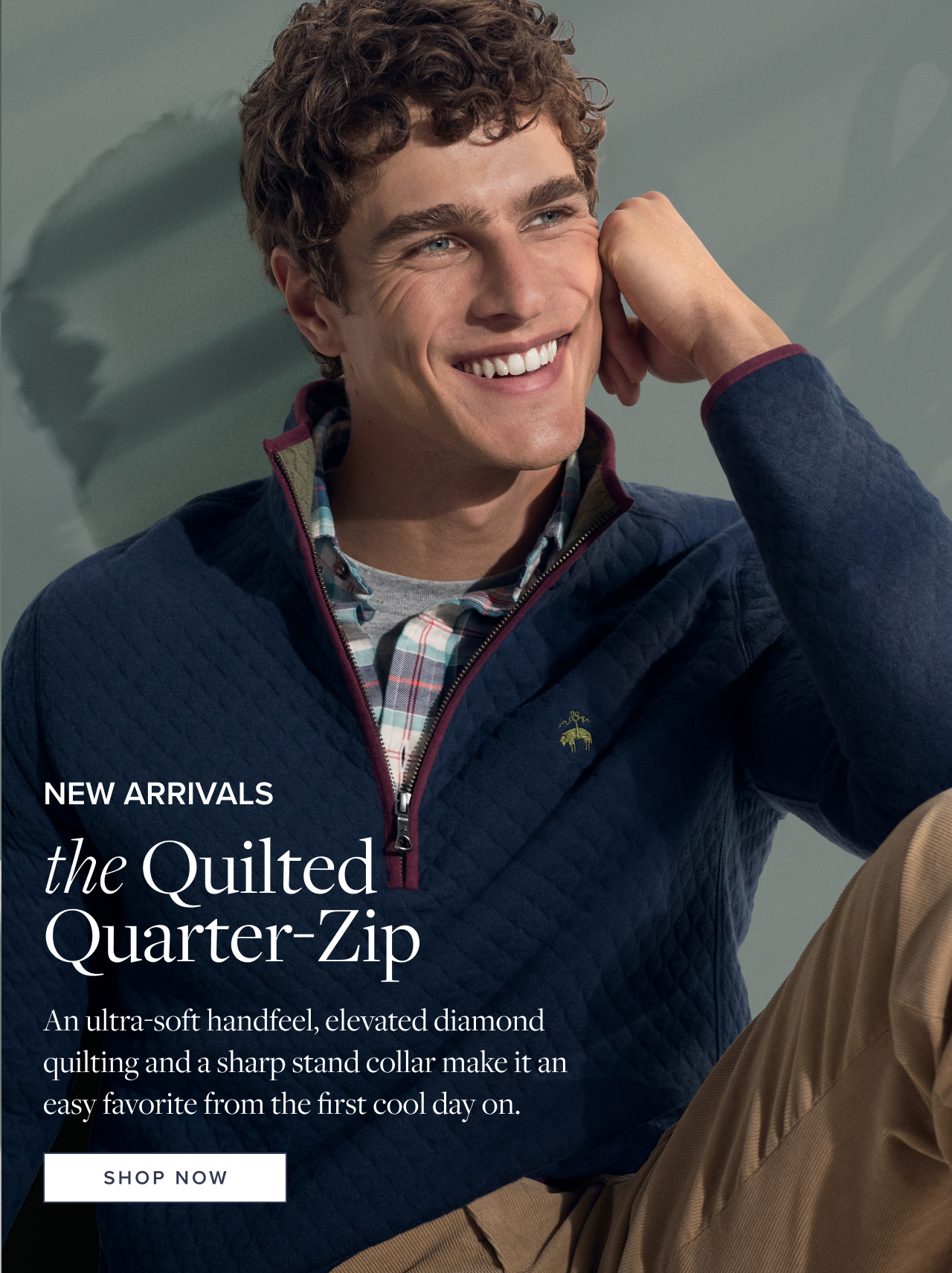 New Arrivals the Quilted Quarter-Zip Shop Now