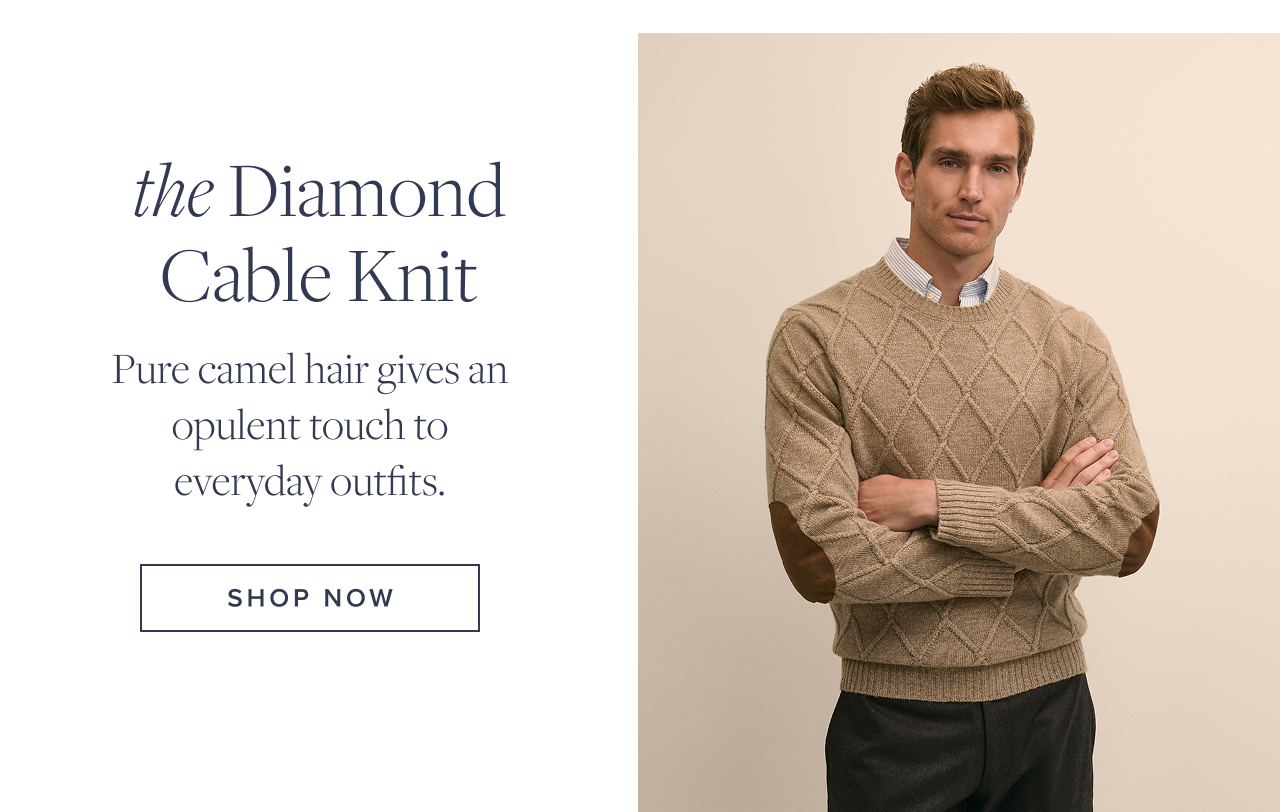the Diamond Cable Knit Shop Now