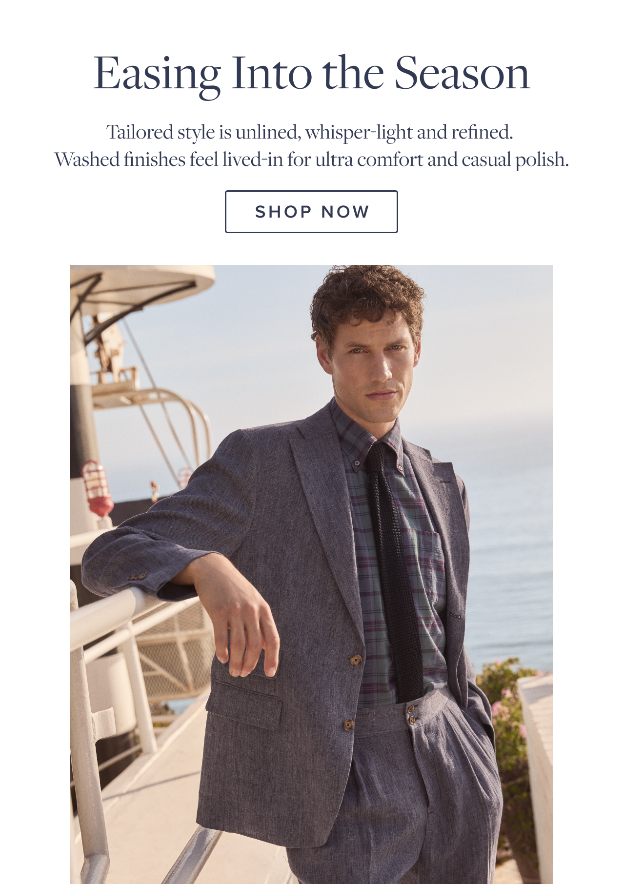 easing Into the Season Shop Now