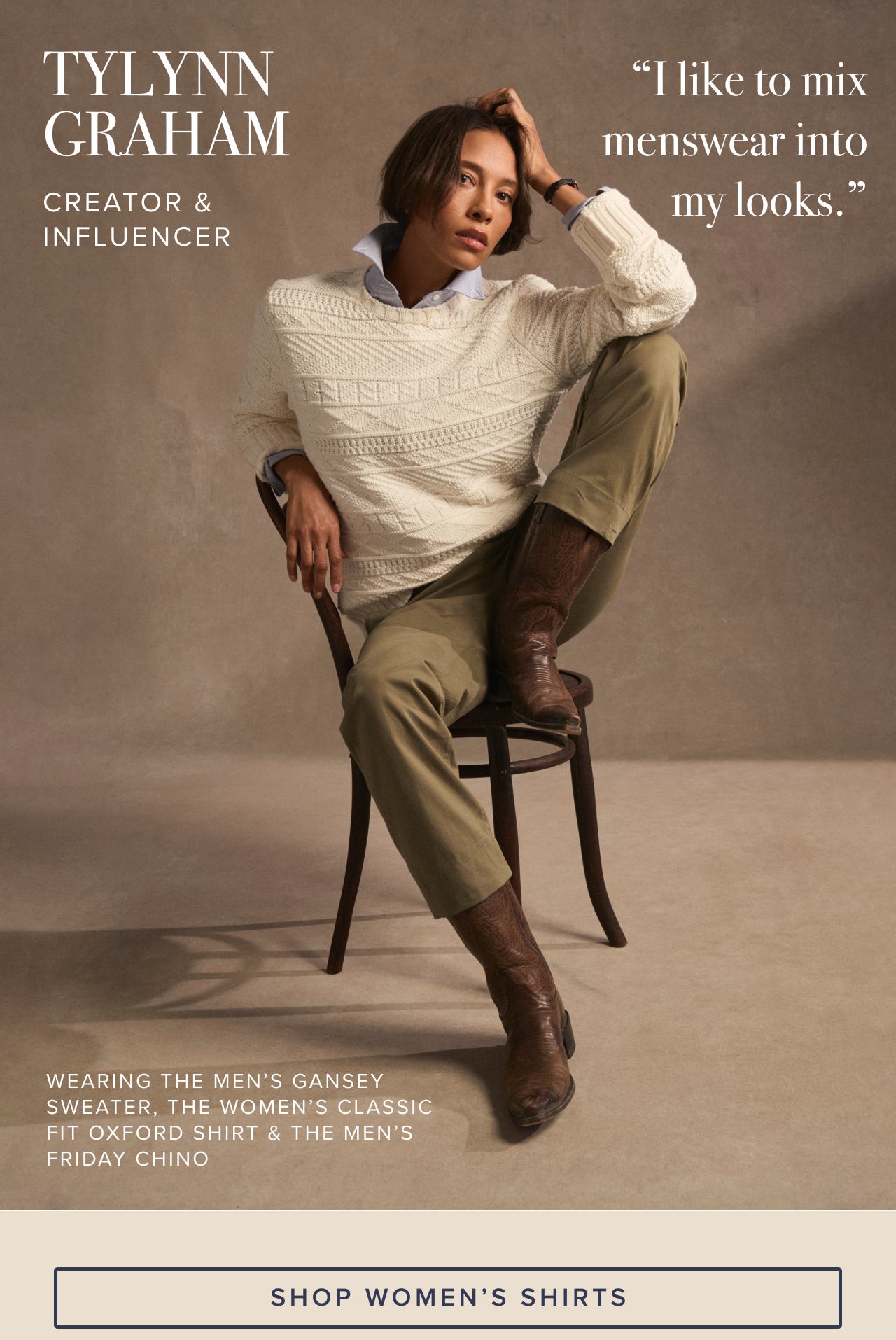 Tylynn Graham Creator and Influencer Shop Women's Shirts