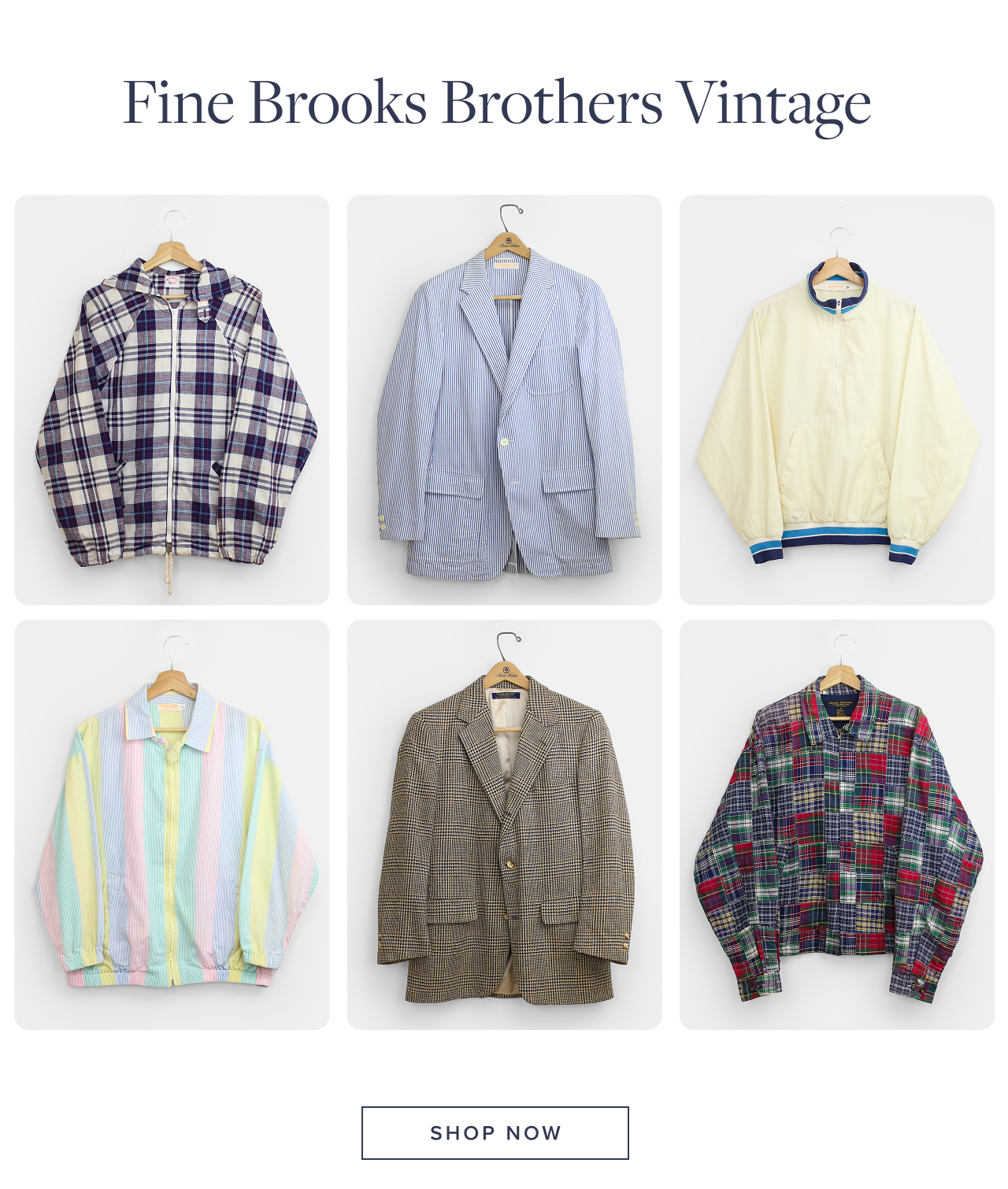 Fine Brooks Brothers Vintage Shop Now