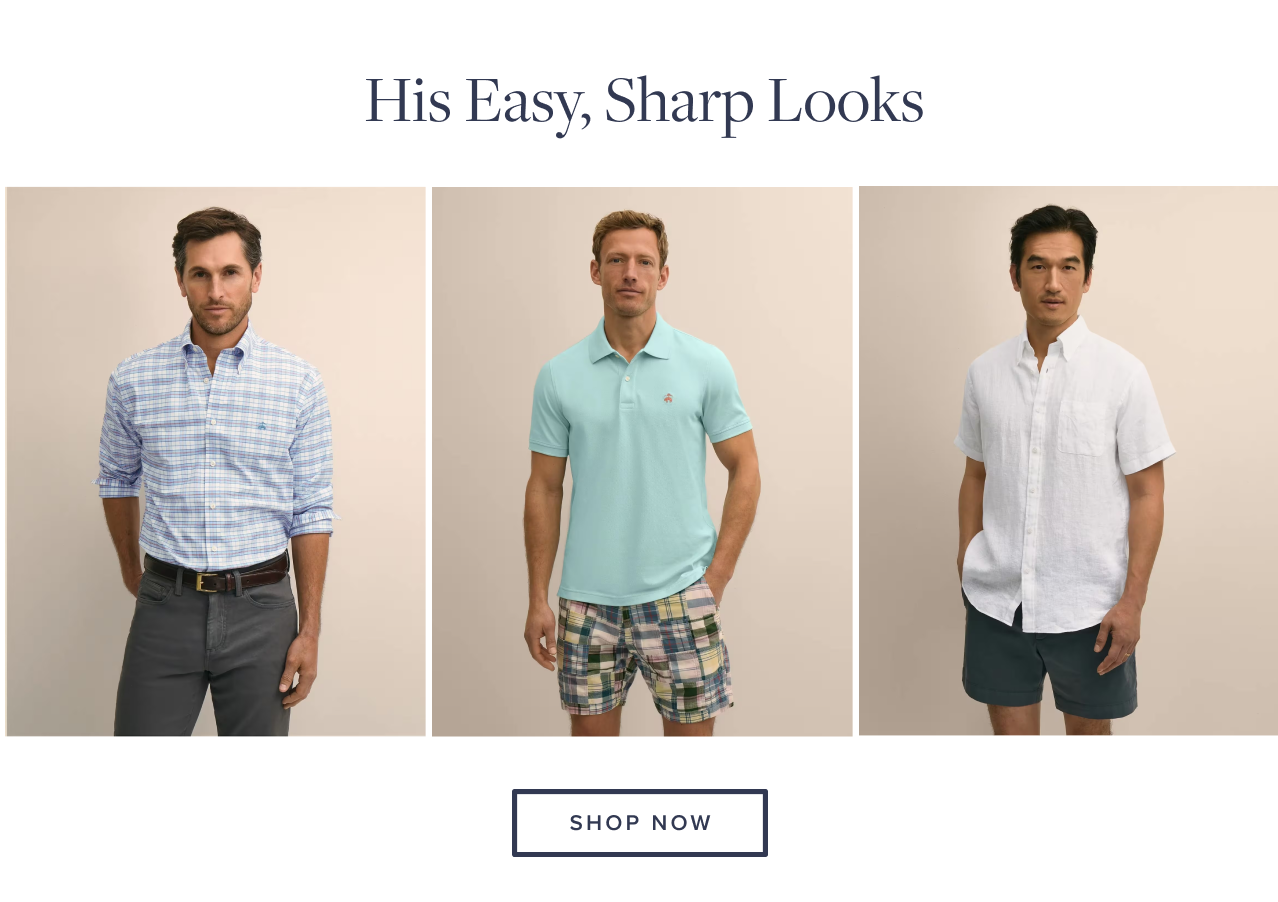 His Easy, Sharp Looks
