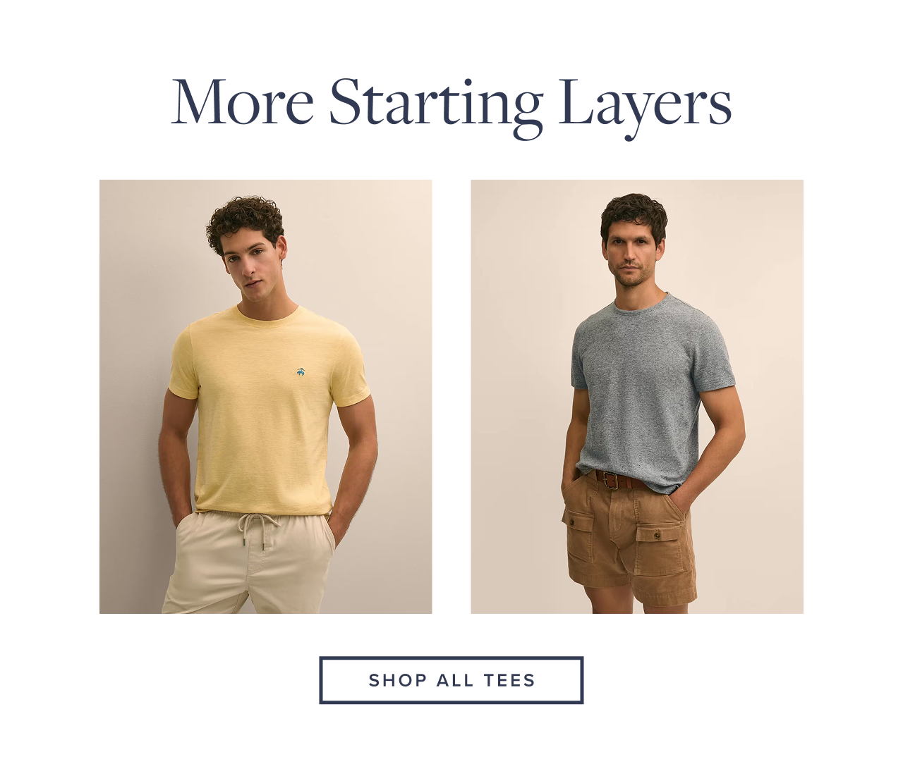 More Starting Layers Shop All Tees