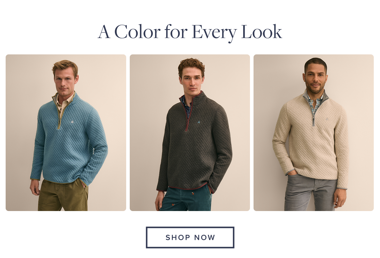 A Color for Every Look Shop Now