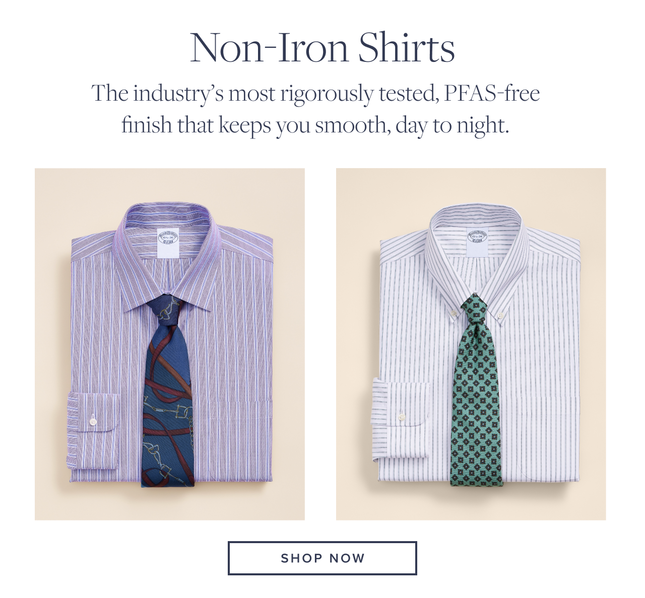 Non-Iron Shirts Shop Now