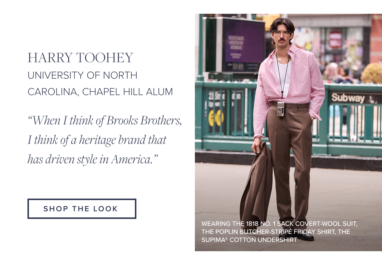 Harry Toohey University of North Carolina Chapel Hill Alum Shop the Look Harry Toohey University of North Carolina Chapel Hill Alum Shop the Look