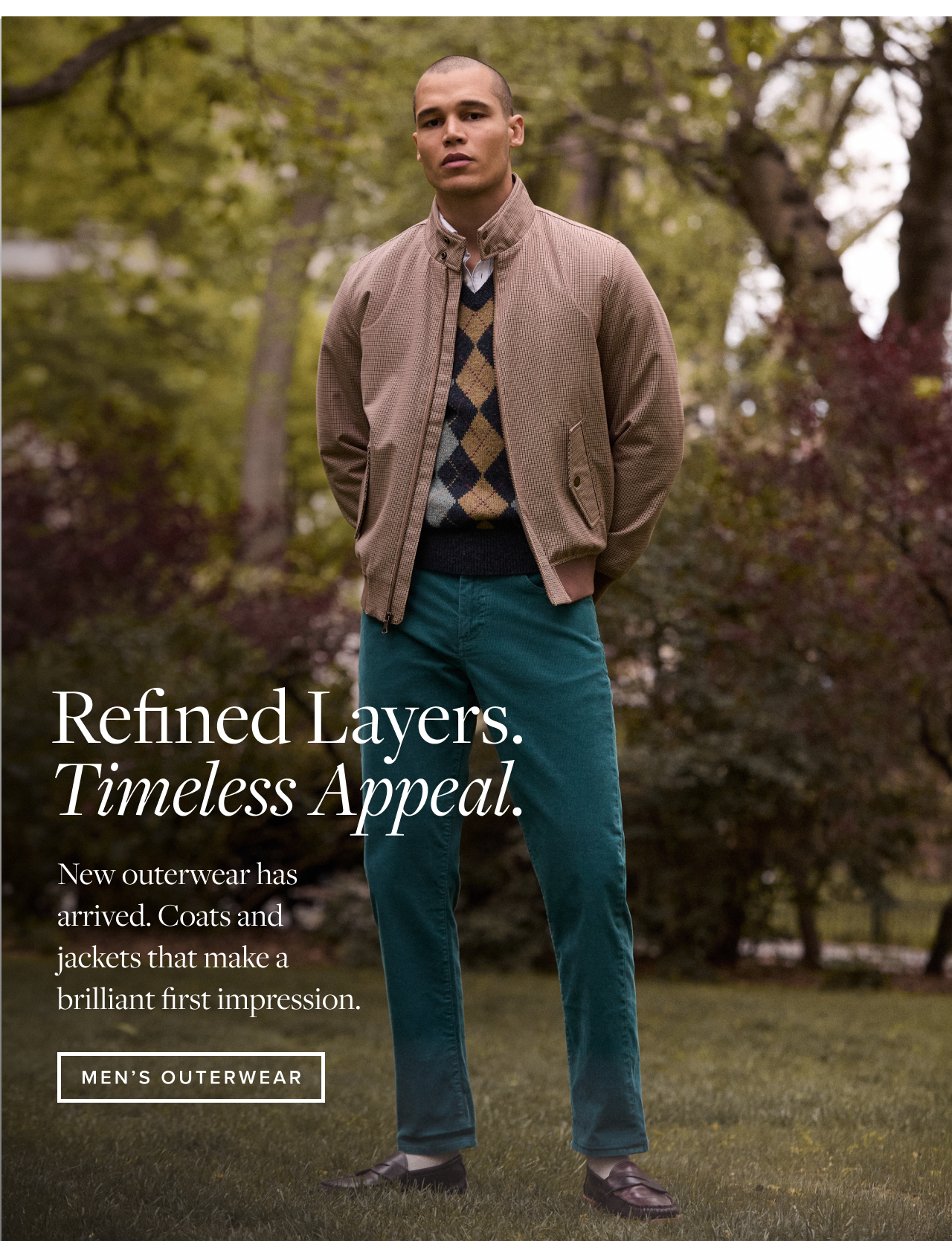 Refined Layers Timeless Appeal Men's Outerwear