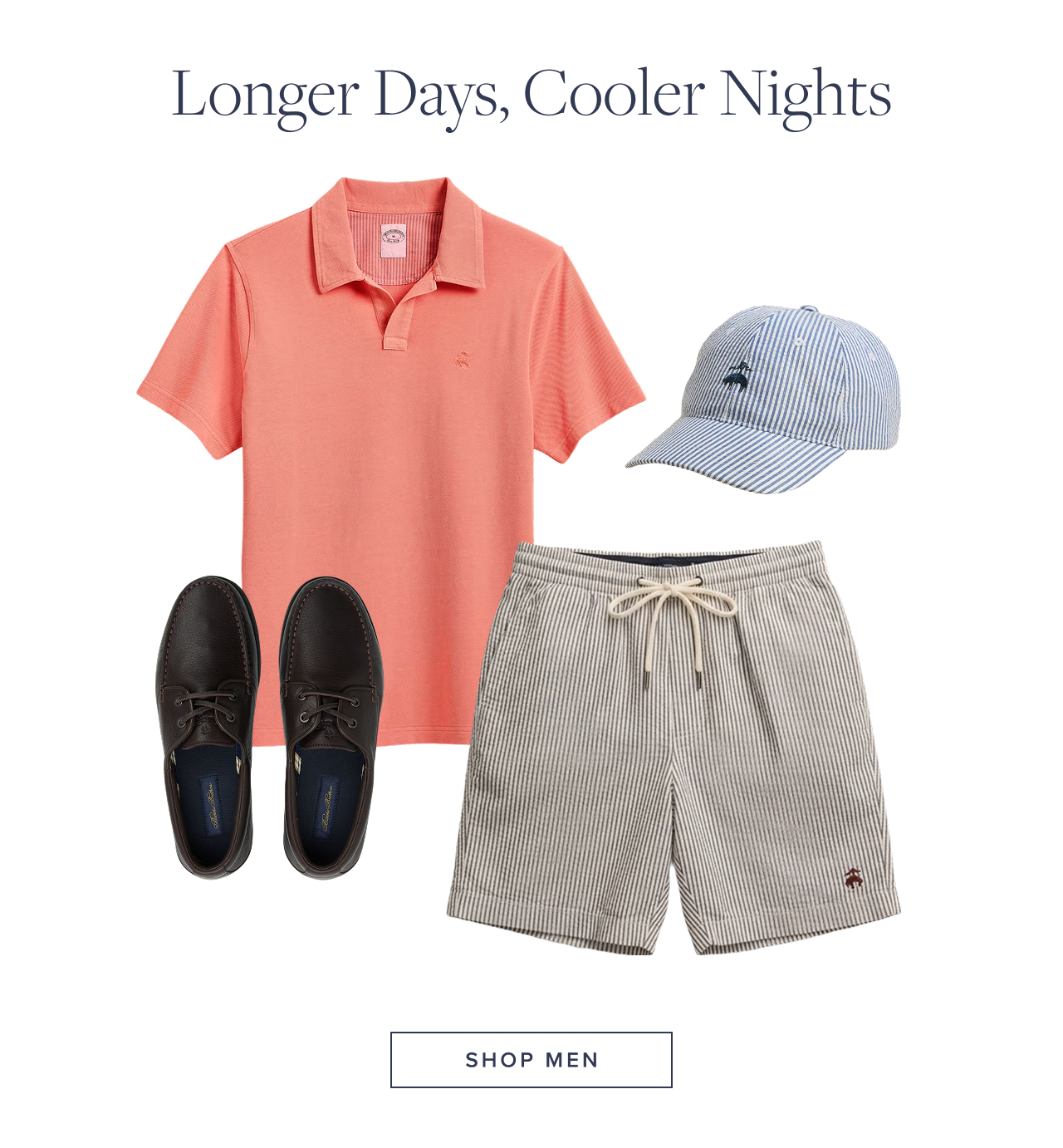 Longer Days, Cooler Nights Shop Men