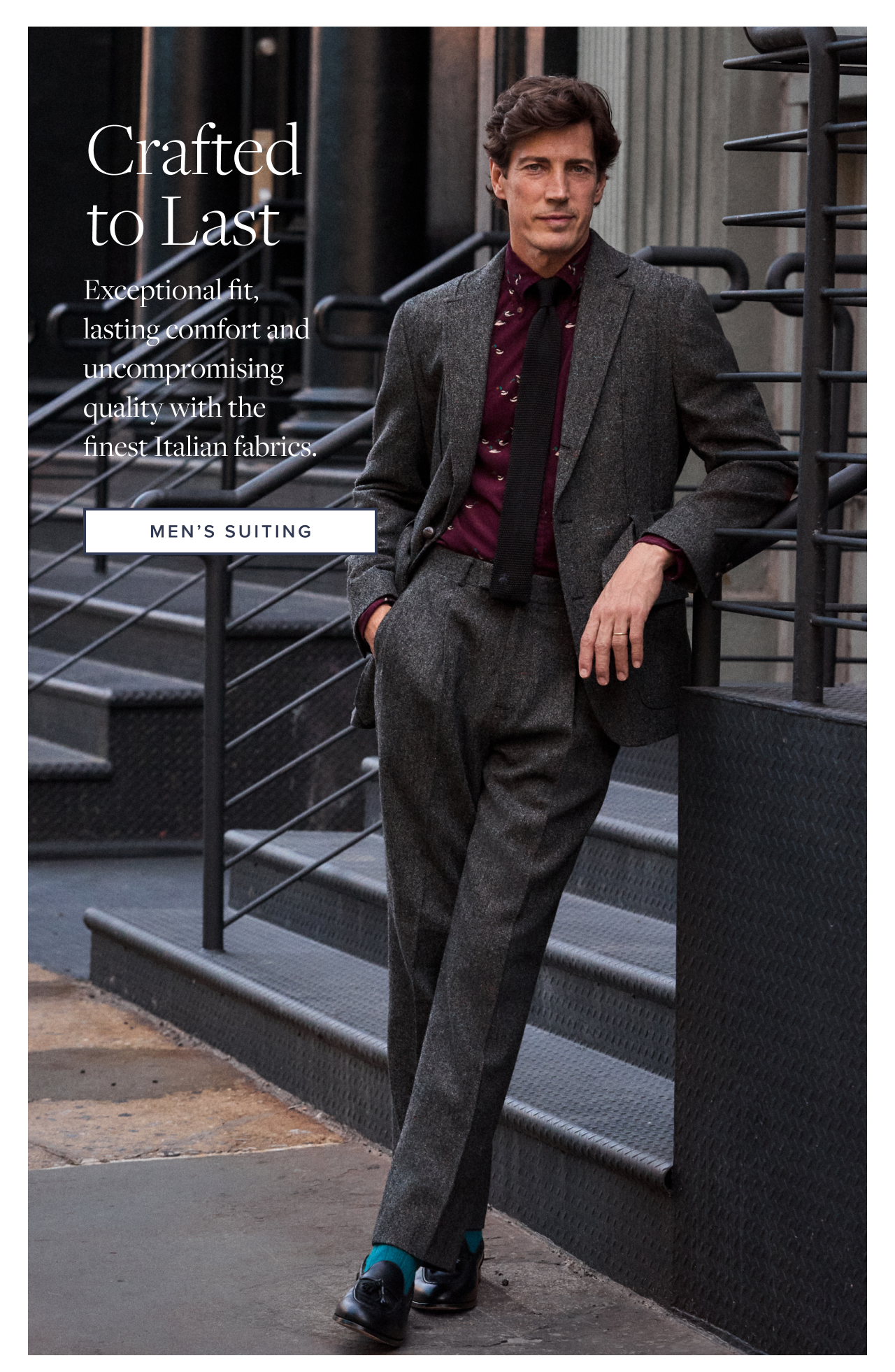 Crafted to Last Men's Suiting