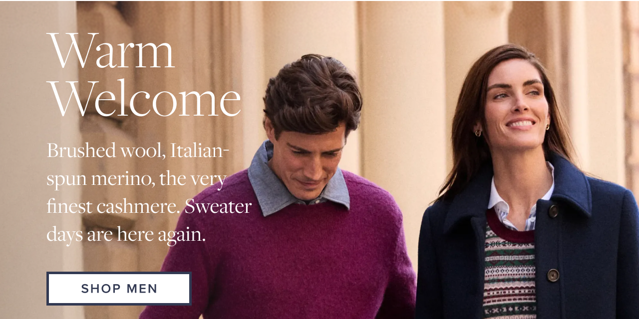 Warm Welcome Shop Men