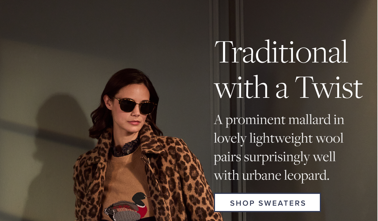 Traditional with a twist Shop Sweaters