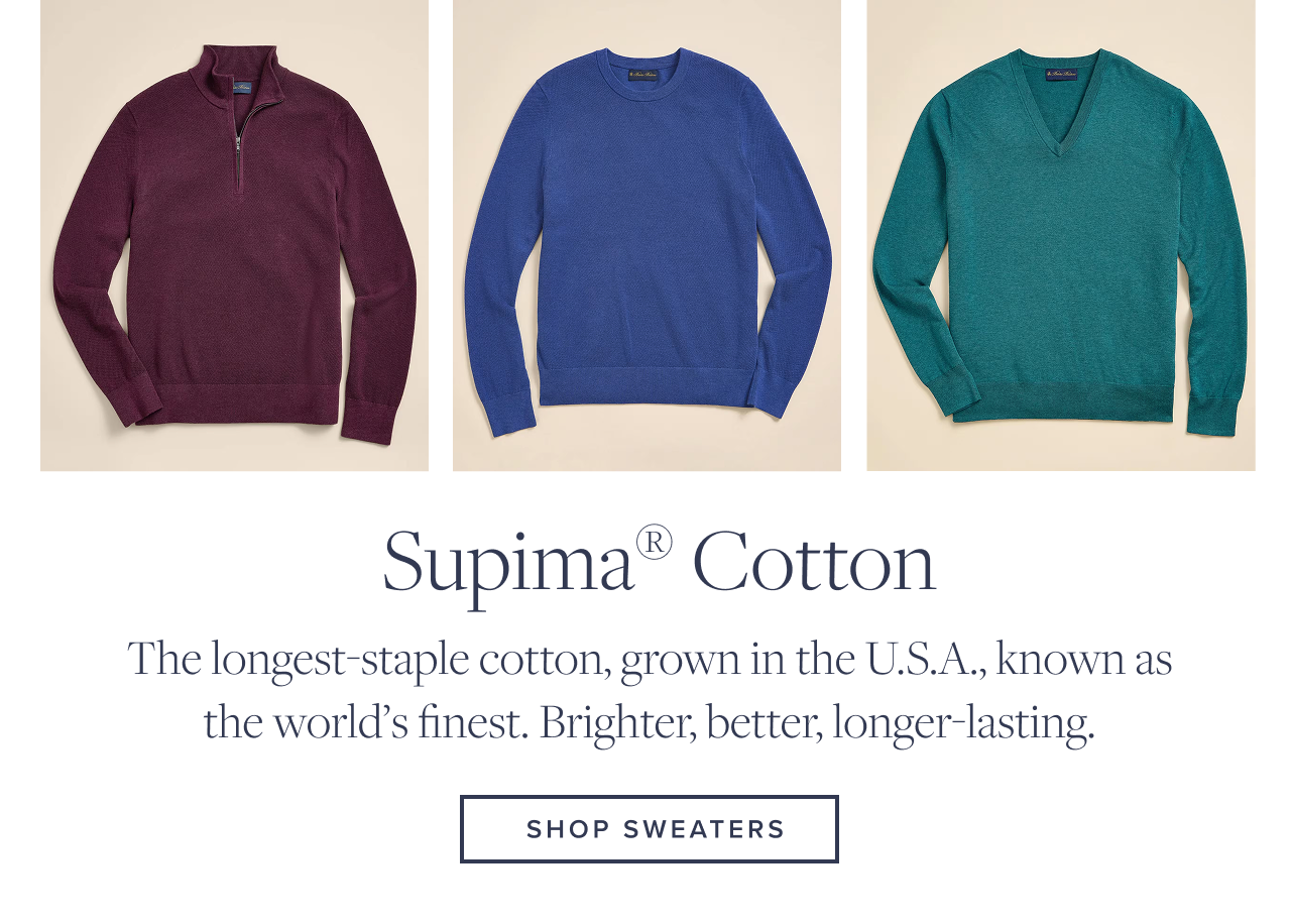 Supima Cotton Shop Sweaters