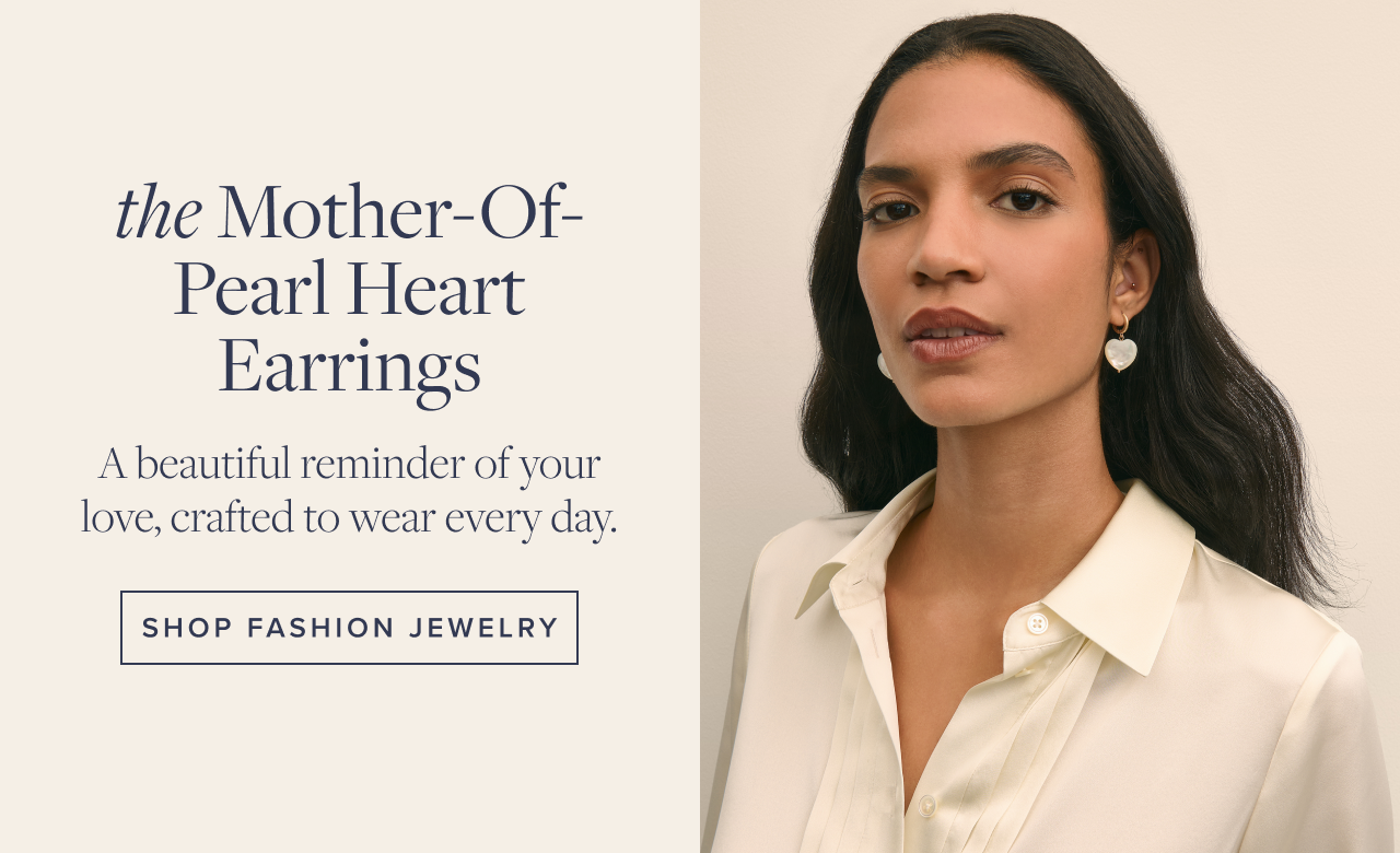 The Mother of Pearl Heart Earrings Shop Fashion Jewelry