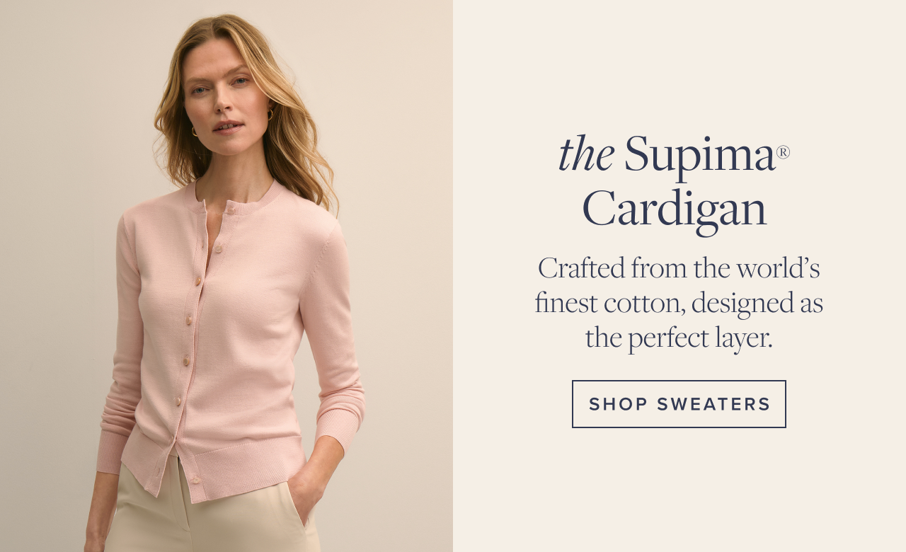 The Supima Cardigan Shop Sweaters