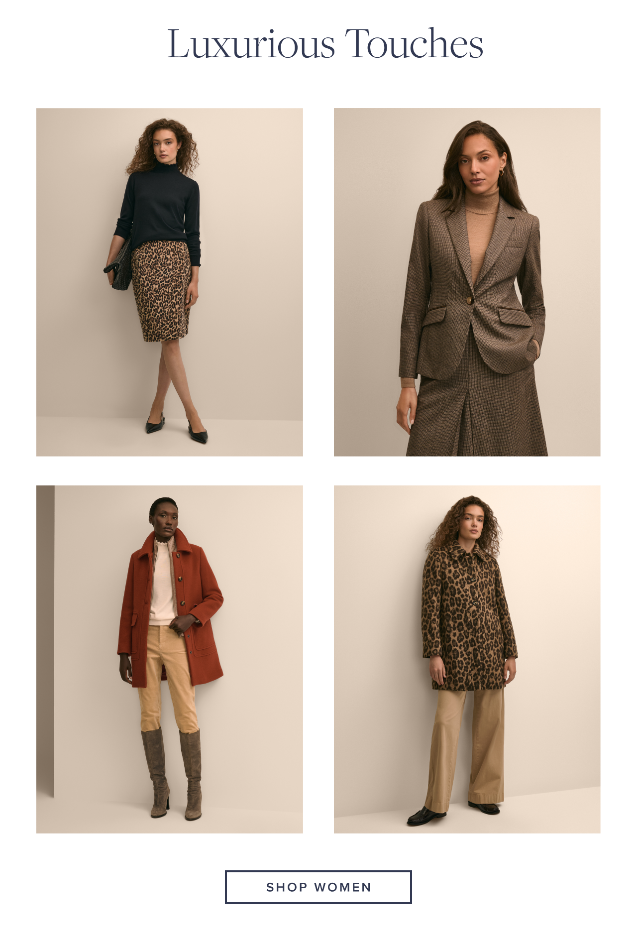Luxurious Touches Shop Women