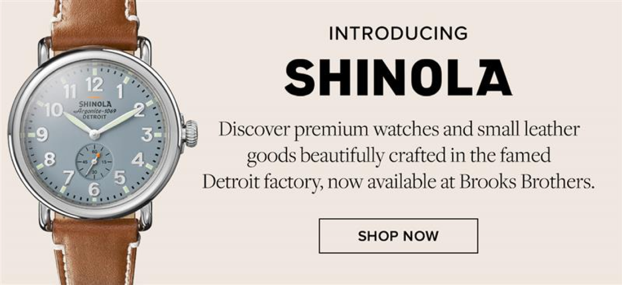 Introducing Shinola Shop Now