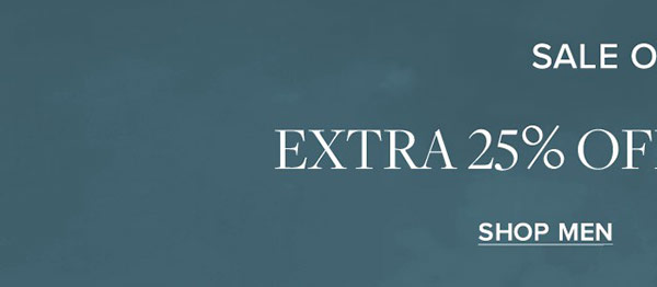 Sale on Sale | Extra 25% Off Clearance | Shop Men
