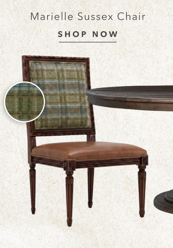Marielle Pine Needle Sussex Brown Side Chair