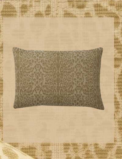 Blanche Camel Brown Lumbar Pillow - 15x23