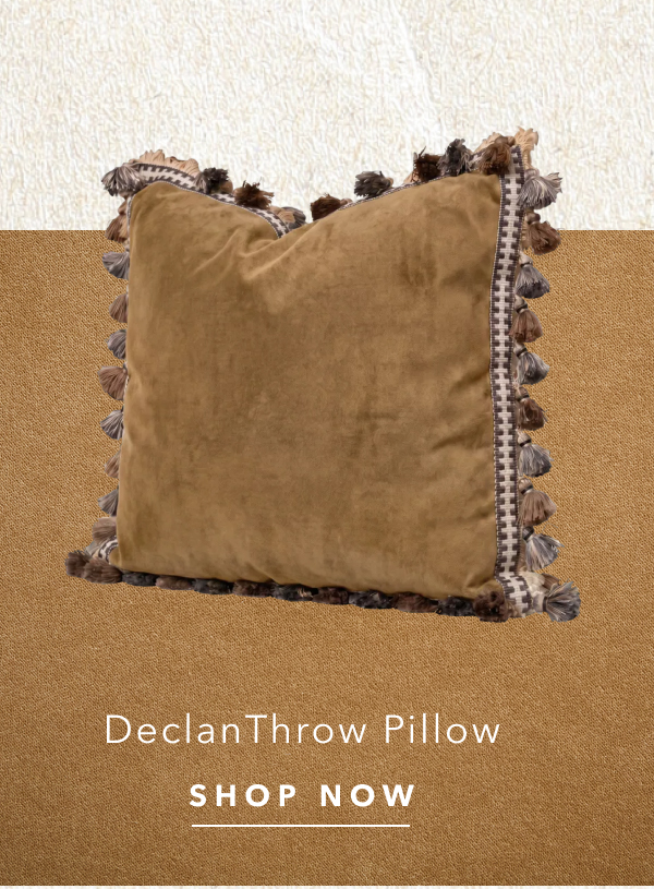 Declan Turmeric Throw Pillow