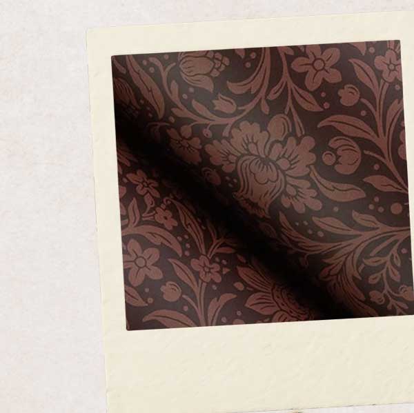 Hague Burgundy Floral Trail Wallpaper