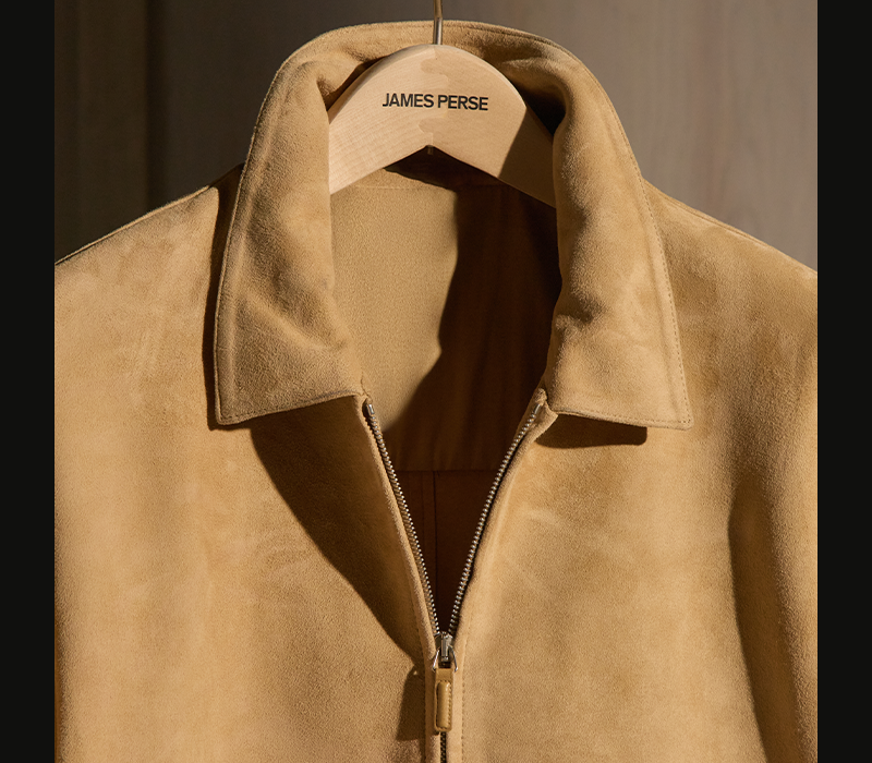 MEN'S SUEDE COACH JACKET