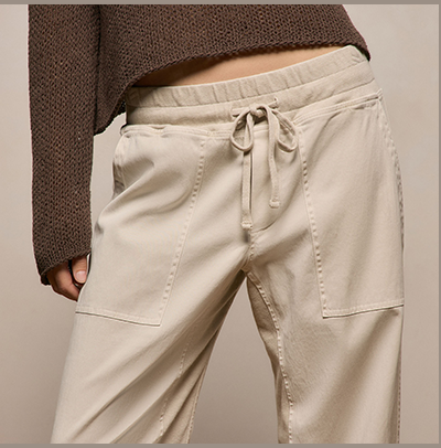 WOMEN'S MIXED MEDIA PANT
