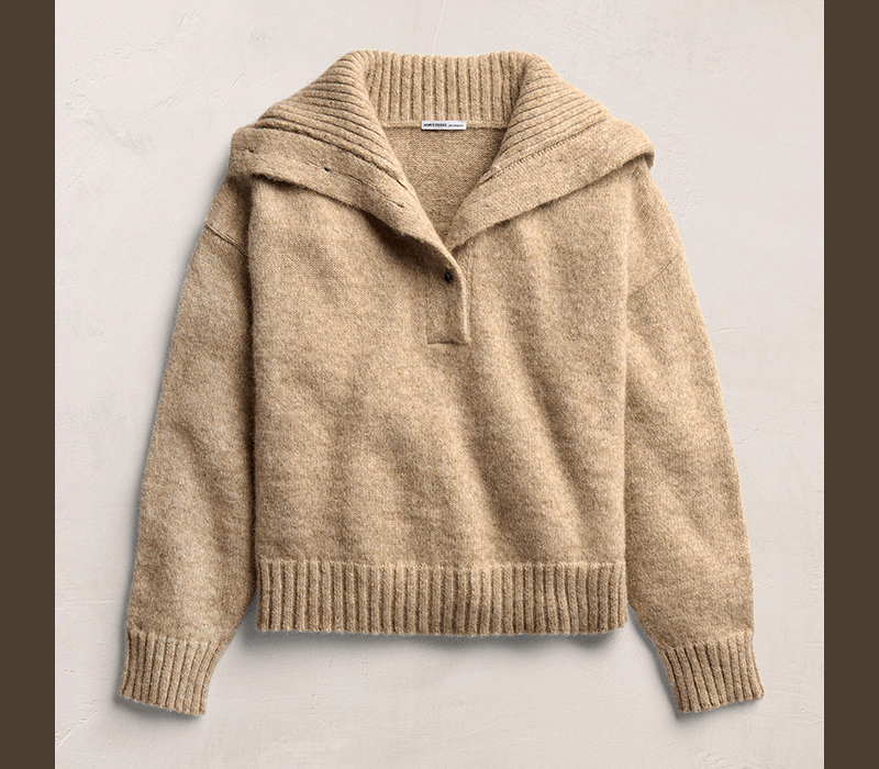 WOMEN'S FUNNEL NECK SWEATER