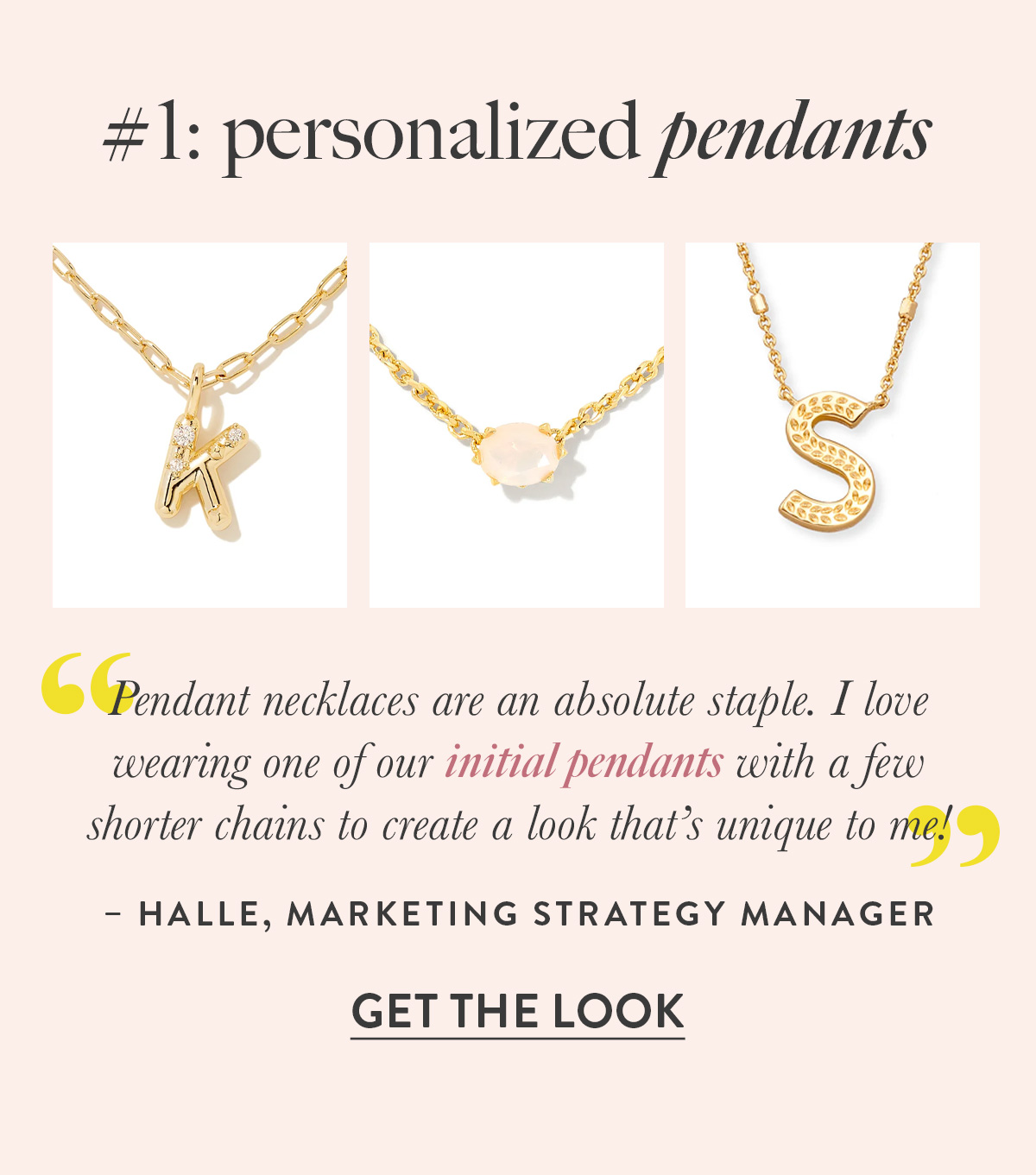 1. personalized pendants