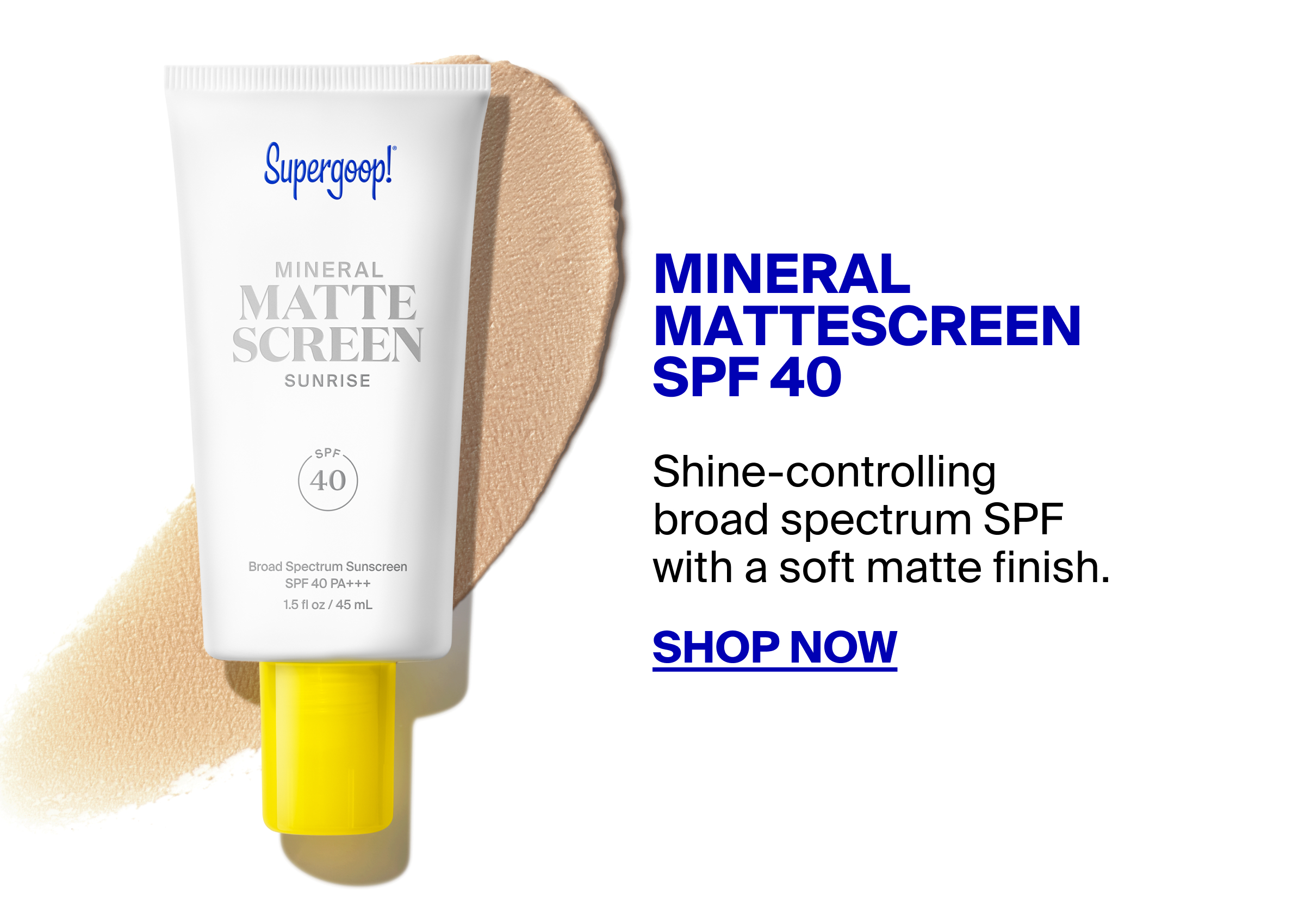 Shop Mineral Mattescreen SPF 40
