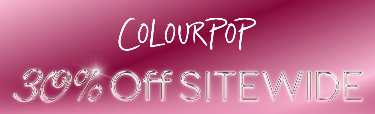 ColourPop: 30% Off Sitewide