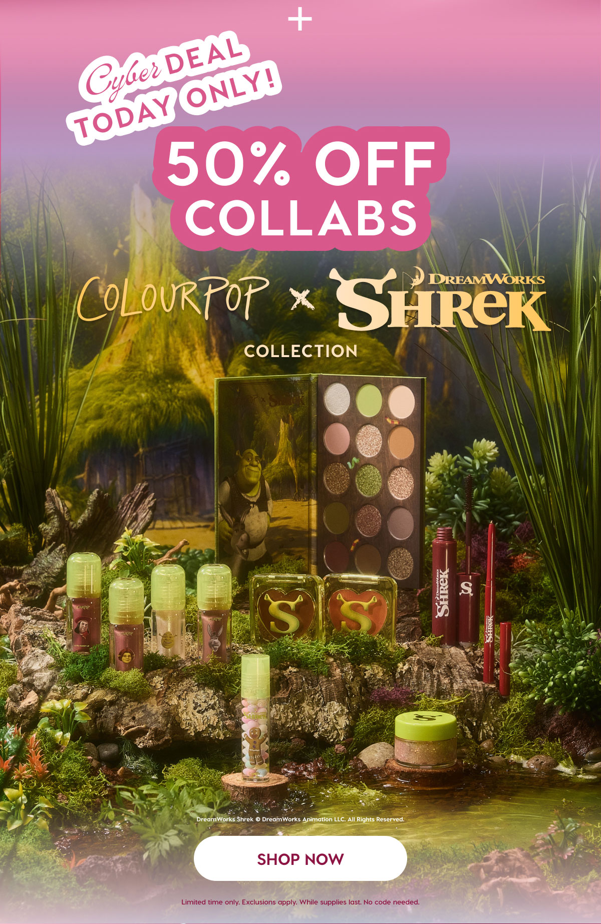  Cyber Deal 50% Off Collabs