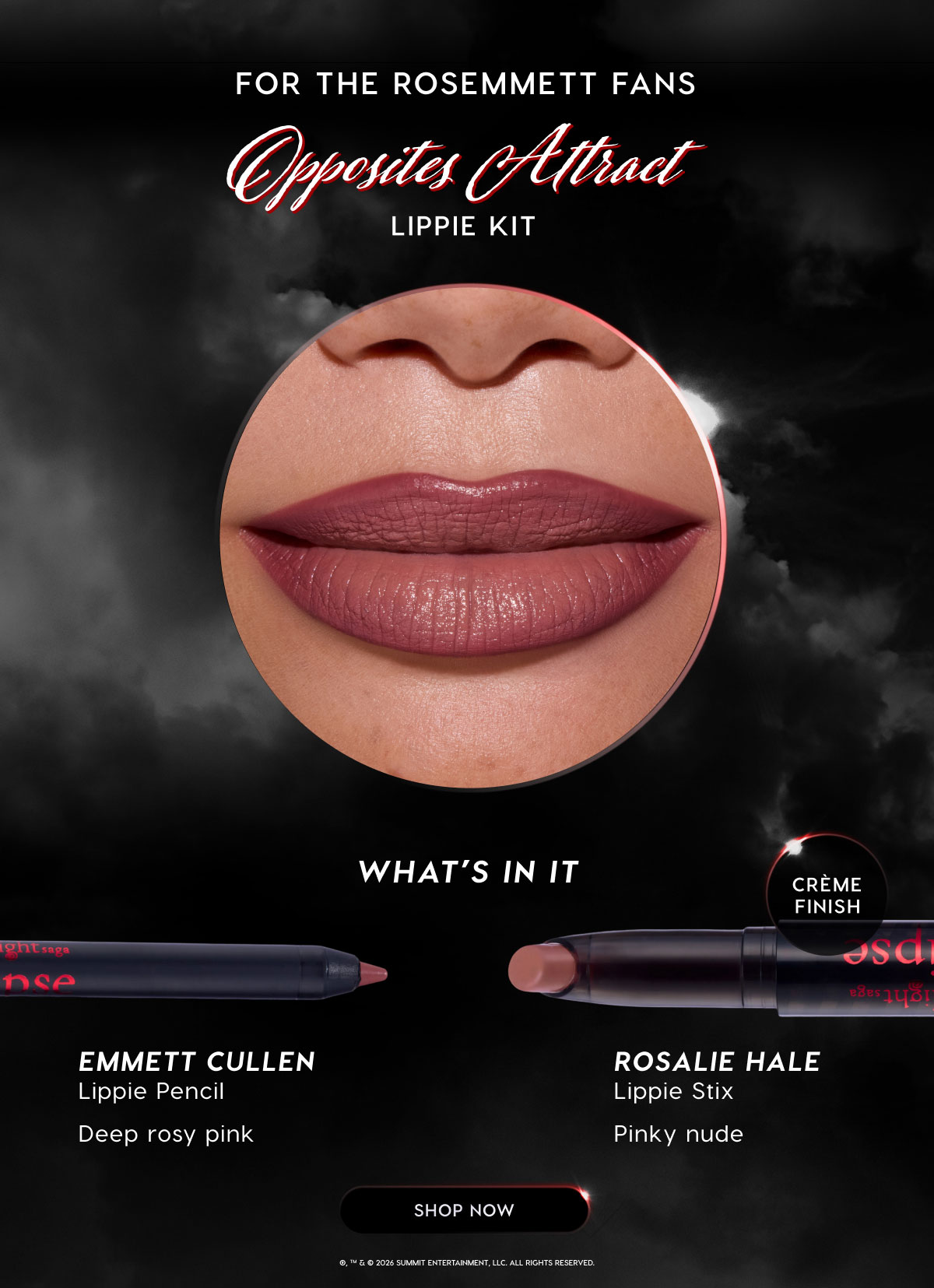 For the Rosemmett Fans: Opposites Attract Lippie Kit