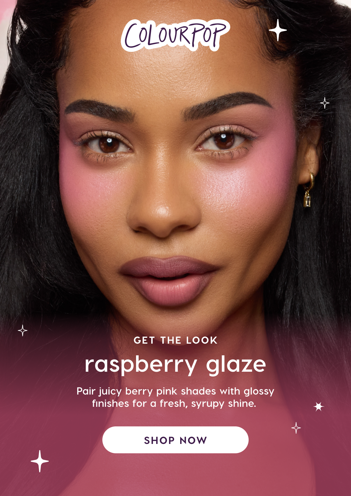 ColourPop | Get the look: Raspberry Glaze. Shop Now