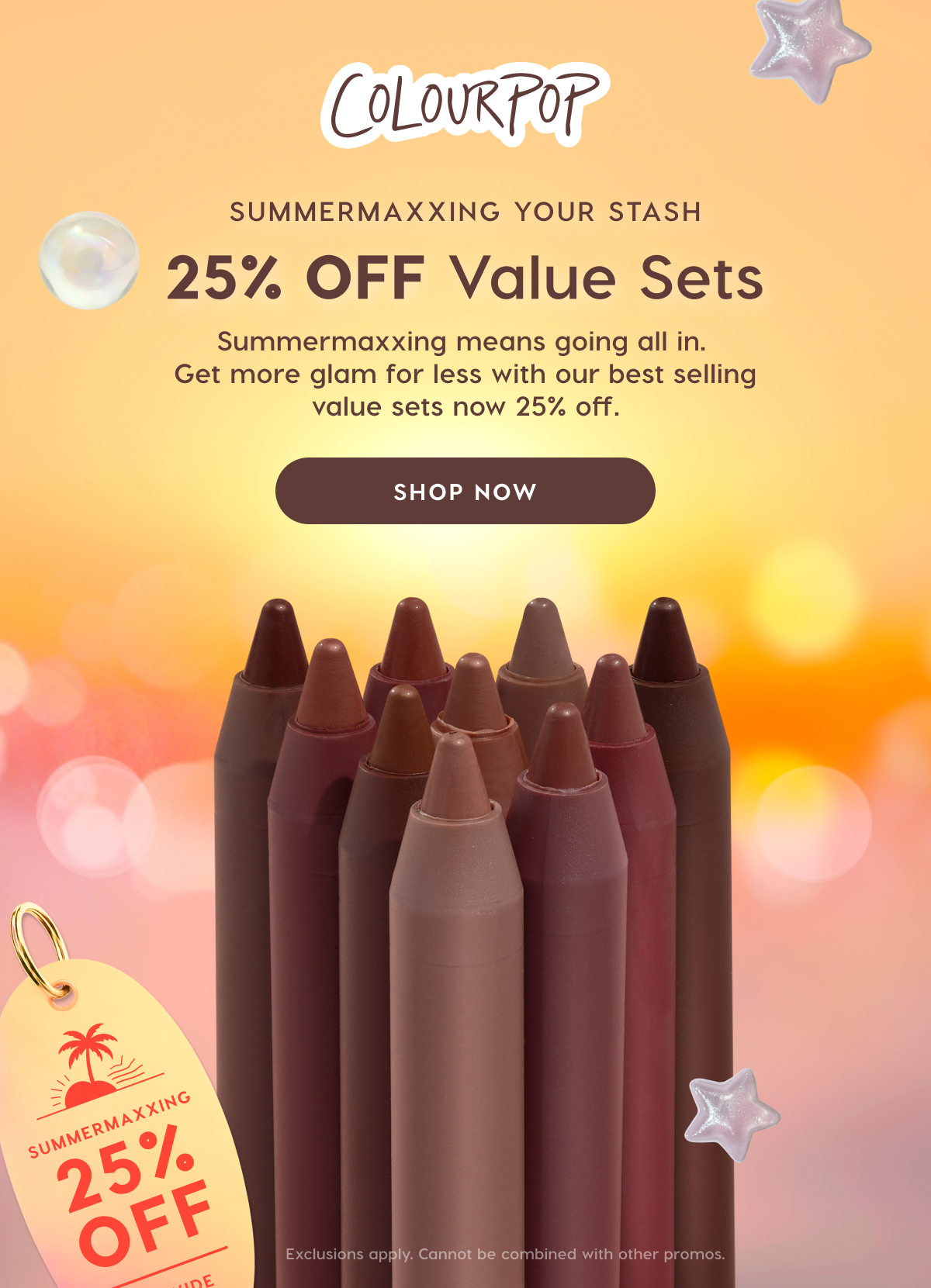 ColourPop | 25% OFF Value Sets. Shop Now