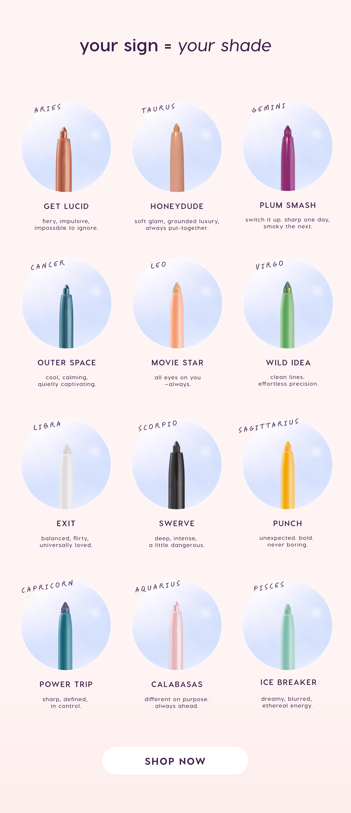 Your sign Your Shade