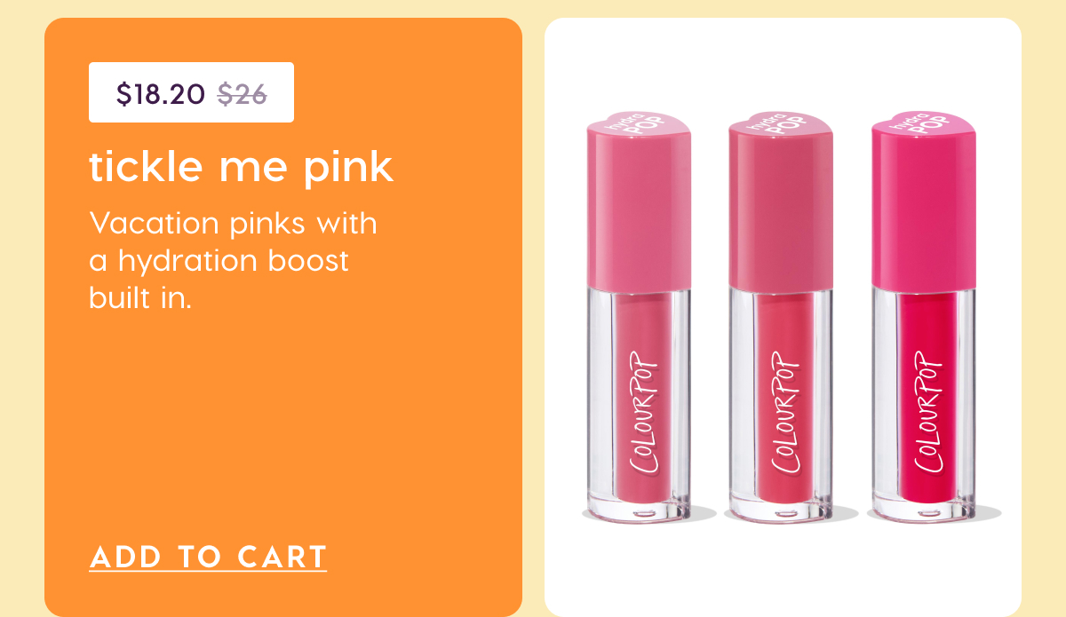 Shop Tickle Me Pink lip trio
