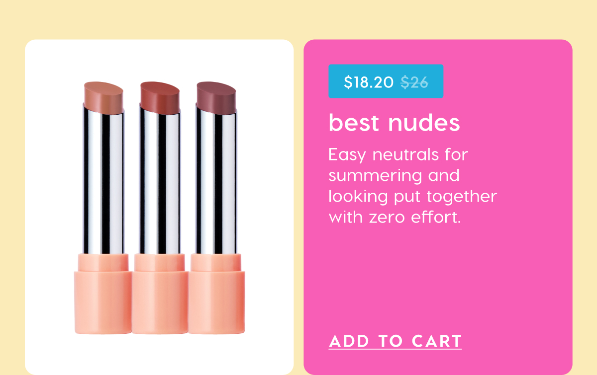 Shop Best Nudes lip trio