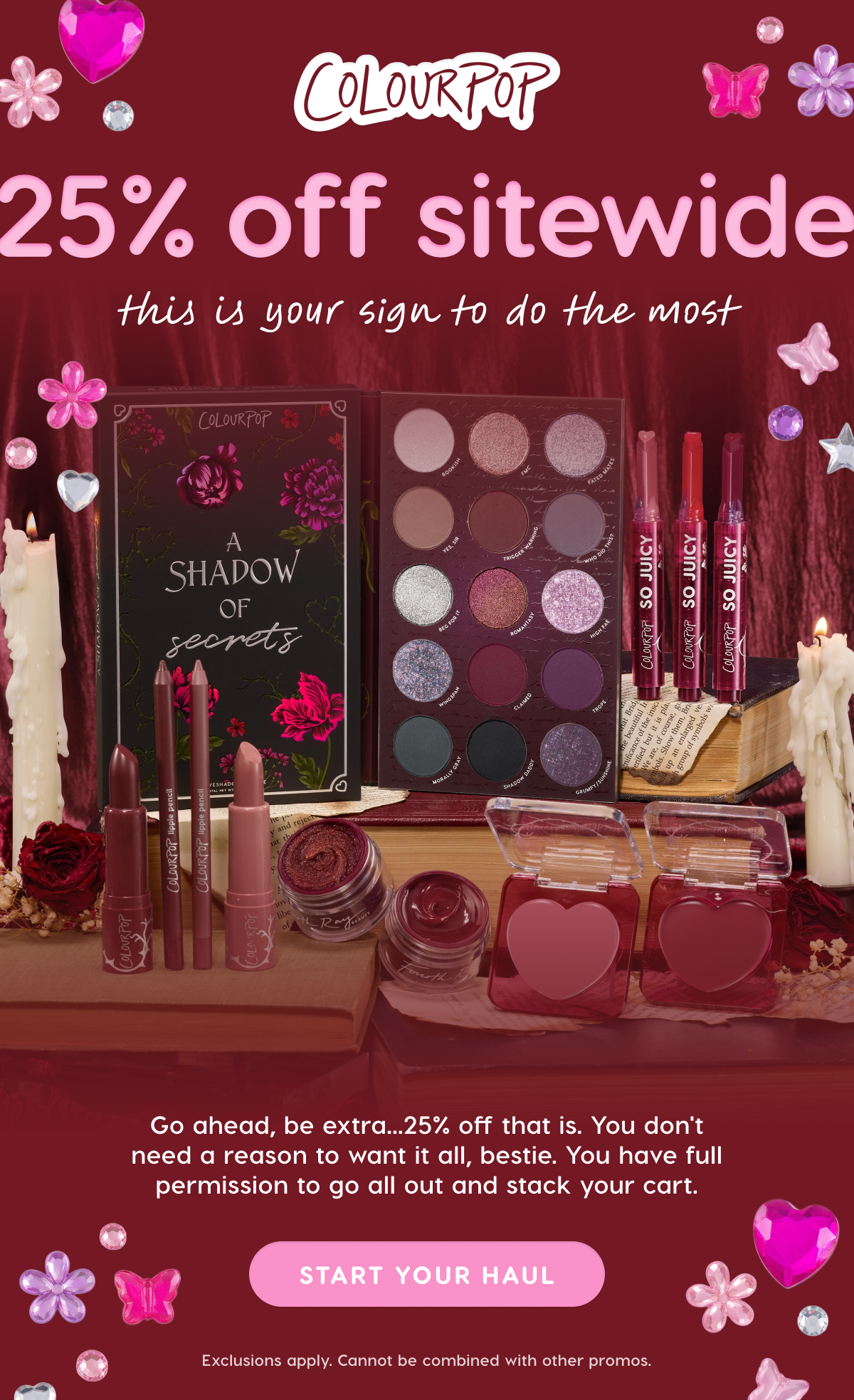 ColourPop | 25% OFF SITEWIDE. Shop Now